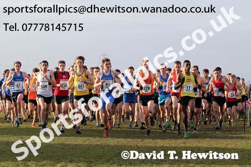 Senior mens Northern Cross Country  Championships, Pontefract. Photo: David T. Hewitson/Sports for All Pics